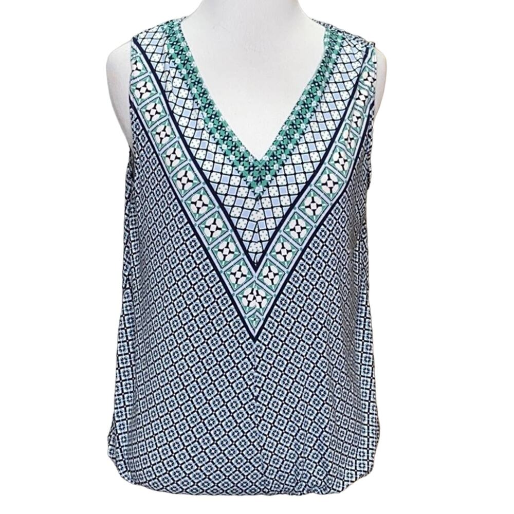 Max Studio Rayon V-Neck Blouse Small